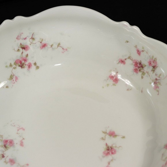 Theodore Haviland Limoges Antique Floral Serving Bowl Schleiger 159y Pate a Feu - Picture 11 of 11